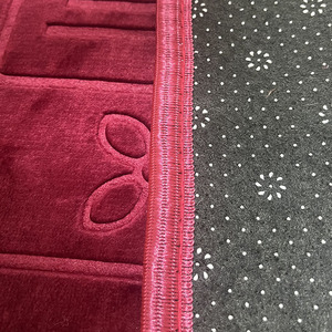 Semplice rouge epais tapis de culte leger antiderapant facile a entretenir tapis de culte pour <span class=keywords><strong>les</strong></span> activites de pelerinage - Product Image 5