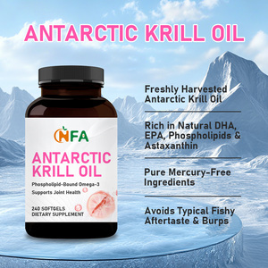 Huile de Krill Antarktique NFA 240 Gélules Souples Oméga-3 Liées aux Phospholipides Soutien Articulaire Complément Alimentaire - Product Image 6