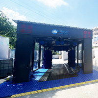 Machine de lavage de voitures à vapeur télécommandée de marque japonaise, équipement de lavage en tunnel rotatif à 360°, fabriqué en Chine, pour un volume élevé de lavage quotidien