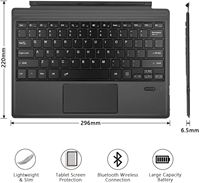 Nouveau clavier ultra-fin 2023 à connecteur Pogo, rétroéclairé LED 7 couleurs, pavé tactile sans fil USB-C, prix raisonnable, vente chaude