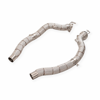 Pour Ferrari 812 6.5L 2017-2020, kit de performance racing avec downpipe à haut débit en acier inoxydable SS304, sans voyant d'avertissement (CEL)