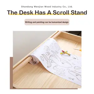 Factory Direct Sale Table And Chair Set Children Furniture Drawing Desk Indoor