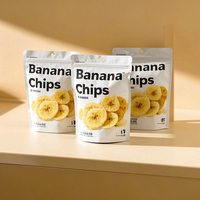 Emballage Flexible Personnalisé pour Chips de Pomme de Terre et Chips de Banane, Sachet Doypack à Impression Sur Mesure