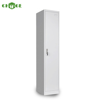 Armoire en acier, casier à une porte, armoire de rangement en acier métallique, casiers pour vêtements