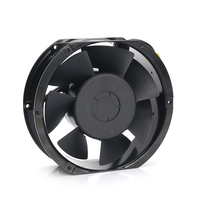 Ventilateur axial AC 172 mm 220 V 2600 tr/min à haut débit d'air avec connecteur pour armoire industrielle, machine de soudage, CVC