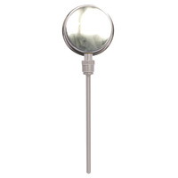 Thermomètre bimétallique tout en acier inoxydable, thermomètres numériques, antichocs, instrument de mesure de la température, jauge de thermomètre à eau