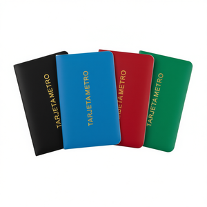 Tarjeta Metro Card Holder 24 Units Black Blue Red Green Multi Color Metro Ticket Case - Product Image 1