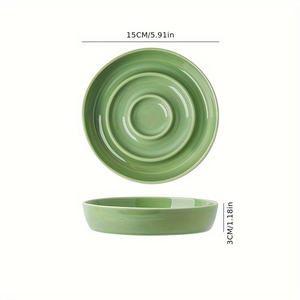 Ciotola di alimentazione lenta in ceramica ciotole di base per un'alimentazione sana protegge il Design Non-punta della colonna cervicale per gattini per razze di cani di piccola taglia - Product Image 2