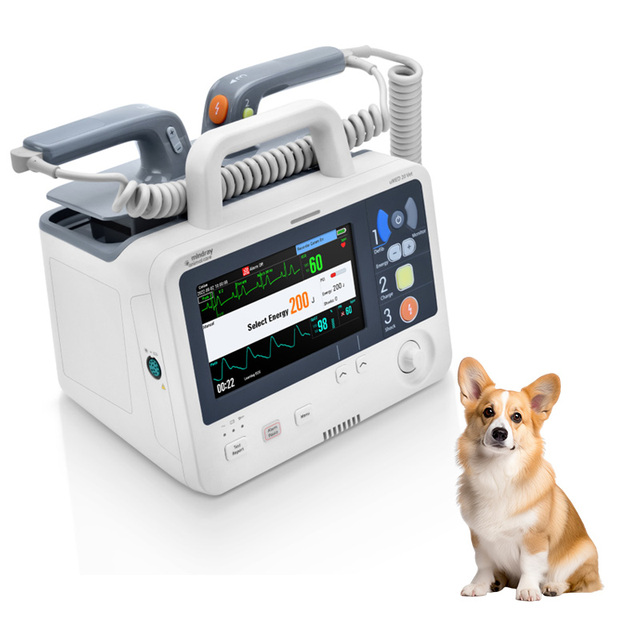 Mindray UMED20 Vet Parameters Portable Icu Monitor Defibrillator Veterinary Vital Sign Patient Monitor