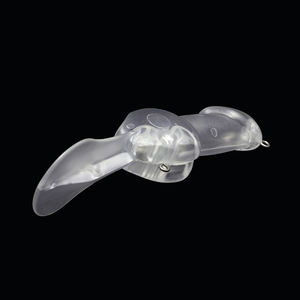 Crankbait-señuelo flotante para buceo profundo, longitud de 3m + profundidad, mirilla de campo de fundición larga, sin pintar, en blanco, 5 + pulgadas - Product Image 5