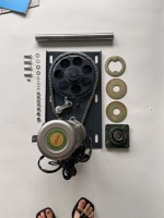 Moteur latéral pour porte roulante industrielle / Moteur d'ouverture de volet roulant à montage latéral, étanche, 200W, efficacité IE4, monophasé 50Hz