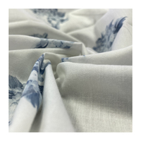 Surplus de Textile 100 Polyester pour la maison, matière première du produit, tissu imprimé dispersé, literie