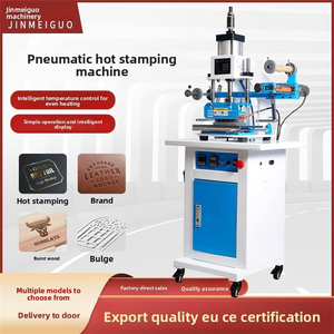 Máquina de Estampado en Caliente Neumática en Oferta, Alimentación Automática de Papel, Gran Área para Estampado de Logotipos en Cajas de Cuero - Product Image 3