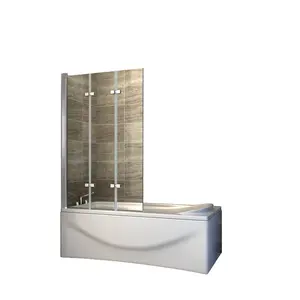 Vente directe d'usine verre trempé de haute qualité salle de bains porte bain douche baignoire écran