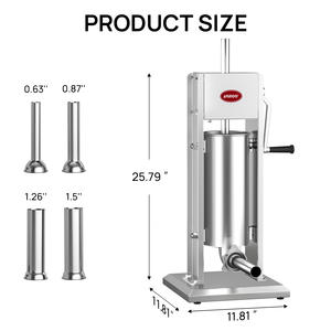 Nuova Insaccatrice Manuale Verticale in Acciaio Inox di Alta Qualità, Ecologica per Ristoranti, Hotel e Negozi Alimentari - Product Image 2