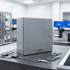 Precision Industrial Control Enclosure Heavy Duty Metal Electrical <b>Box</b> <b>Lockable</b> Cabinet for Automation Equipment - Product Image 1