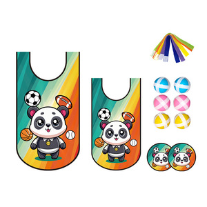 ของเล่นผ้าดอดจ์บอลสำหรับเด็ก เล่นได้ทั้งในบ้านและนอกบ้าน เกมส์เสริมสร้างปฏิสัมพันธ์ระหว่างพ่อแม่ลูก ของเล่นเสริมพัฒนาการประสาทสัมผัสสำหรับเด็กอนุบาล ต่อสู้ด้วยลูกบอลเหนียวเหนอะหนะ - Product Image 5