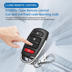 Chất lượng cao 4 kênh 433Mhz Led phổ Mã học tập sao lưu điều khiển từ xa 315Mhz tần số cho xe cửa nhà để xe/cổng - Product Image 2