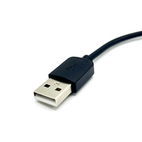 Câble USB A vers USB C de longueur personnalisée interrupteur gradateur gaine en PVC de 1m contrôleur d'alimentation pour téléphone portable blindage de tresse pour ordinateur