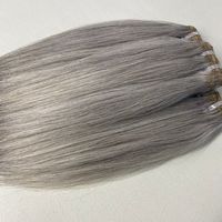 Pelucas frontales de encaje personalizadas en gris salpimado, cabello humano virgen, peluca frontal de encaje suizo HD 13*4 sin pegamento, peluca bob con cierre HD 5*5