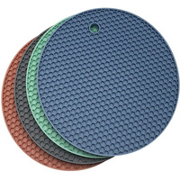 Support de casserole en silicone moderne antidérapant, écologique et durable, vente en gros, vaisselle de cuisine, dessous de plat, sous-verre, tapis chauffant