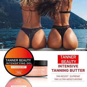 OEM de larga duración tono de piel profunda cuerpo bronceador mantequilla bronceado Gel aceite instantáneo más rápido sunbed amigable <span class=keywords><strong>Acelerador</strong></span> de bronceado - Product Image 3