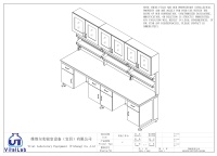 Table de laboratoire économique moderne en forme de H pour l'école, l'université, le commerce, établi de laboratoire en acier, pieds réglables, laboratoire de pharmacie, époxy