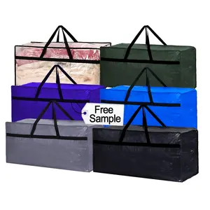 Lightweight 93L Heavy Duty Large Moving Multicolor Storage Bags for Space Saving Moving Storage