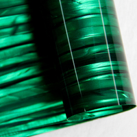 Feuille de plastique solide de Grain de bois vert feuille de cellulose d'huitre pour les enveloppes de tambour couverture de caisse claire matériaux de décoration
