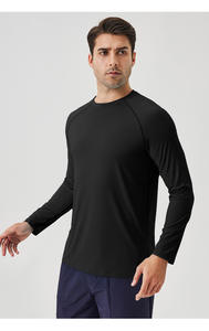 Camiseta Deportiva de Manga Larga para Hombre, Ligera, Tallas Grandes, con Logotipo Personalizado RUIQUWIN, Secado Rápido, Tacto Fresco, Protección Solar, Elástica en 4 Direcciones - Product Image 2