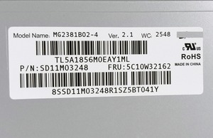 23.8" จอภาพ 100hz ฟูลเอชดี ไอพีเอสสำหรับ 5C10W32162 <span class=keywords><strong>CSO</strong></span> MG2381B02-4 FHD 1920*1080 แผงหน้าจอ LED LCD - Product Image 2