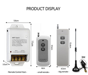 Contrôleur de commutateur récepteur Tuya Smart Life App WiFi Auto <span class=keywords><strong>Hub</strong></span> pour l'éclairage et la programmation de scènes de portail, avec contrôle à distance via Android/iOS - Product Image 3
