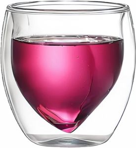 Tasses en verre à double paroi en borosilicate de haute qualité, forme de raisin créative, 250 ml, pour thé, jus, lait, eau - Product Image 4