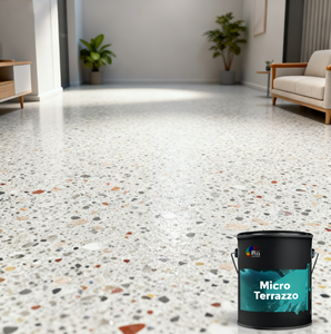 Solución de Pisos de Micro Terrazo Personalizable: Terrazo Epóxico Resistente a las Manchas y sin Juntas para Cocina/Baño - Product Image 3