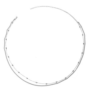 Cadena para el Vientre de Acero Inoxidable Chapada en Oro de 18K |   Cadena de Cintura Minimalista con Cuentas |   Cadena corporal ajustable para mujer - Product Image 4
