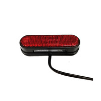 Nouveau Feu de Plaque d'Immatriculation LED 12V Chrome SMD pour Moto Semi-Remorques
