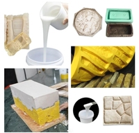 Caoutchouc de silicone liquide haute reproduction de détail pour la fabrication de moules en gypse et en béton pour grandes sculptures, silicone bicomposant AB