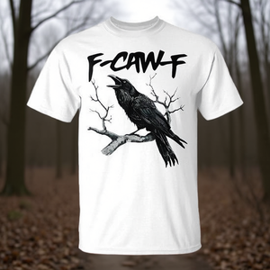Camiseta F-Caw-F unisex para adultos, talla mediana, con estampado gráfico, camiseta promocional - Product Image 3