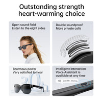 Lunettes intelligentes XG89 AI sans fil avec microphone intégré, haut-parleurs, assistant vocal tactile, traducteur intelligent, lunettes de soleil AI pour hommes et femmes