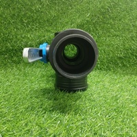 Système d'irrigation agricole Tuyau plat haute pression Tuyau d'eau flexible en plastique extérieur Contrôle de la vanne à trois voies