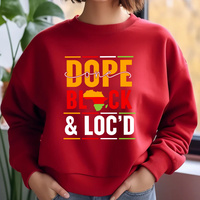 Impression par transfert thermique DTF en gros, thermocollant, motif lavable à chaud pour vêtements, thème Histoire des Noirs