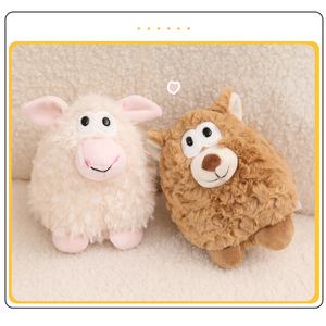 Juego de Peluches de Animales del <span class=keywords><strong>Bosque</strong></span> Kawaii, Lindos Peluches de Oveja, Zorro, <span class=keywords><strong>Lobo</strong></span> y Oso para Decoración de Habitación Infantil, Regalo de Cumpleaños - Product Image 4