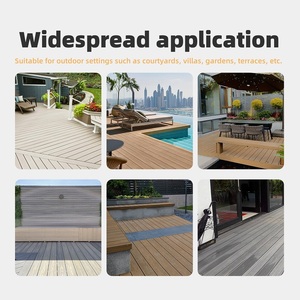 Tarima de WPC de Diseño Moderno, Suelo Exterior de Madera Plástica Compuesta Sólida con Técnica de Cepillado - Product Image 5