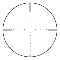 Lunette de visée T-EAGLE EOX PRO 1.2-6x24 IR LPVO avec réglage par verrouillage tensile et réticule tactique, oculaire à mise au point rapide