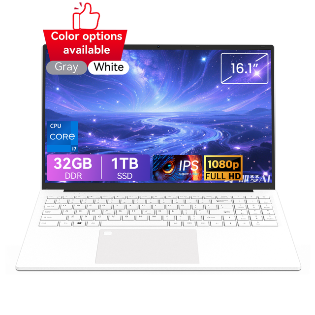 New 16.1-Inch Intel Core I7-1060NG7 Business Laptop Windows 11 16GB RAM 512GB SSD IPS Display 1920x1200 16:10 English Keyboard