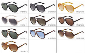 ट्रेंडी ग्रेडिएंट नीले लेंस से अधिक आकार की पायलट धूप का चश्मा महिला ब्रांड डिजाइन विंटेज टोरिज़ शेल एविएशन पुरुषों ने सूर्य के चश्मे को पेश किया - Product Image 4