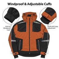 Veste technique intégrée pour l'escalade en plein air, collection automne, imperméable, avec fermeture éclair, capuche, en nylon et élasthanne, flexible, qualité supérieure