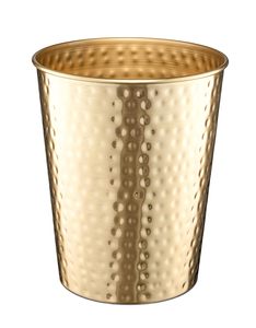 Cubo <span class=keywords><strong>de</strong></span> <span class=keywords><strong>Basura</strong></span> Metálico Monarch Abode para Baño, Martillado a Mano, Duradero, Resistente a la Oxidación, Decorativo, Negro, Cilíndrico, Pequeño, para Dormitorio - Product Image 4