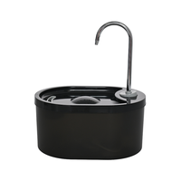 Fontaine à eau automatique intelligente pour chat, fontaine à eau pour animaux de compagnie en acier inoxydable, distributeur d'eau circulante USB pour chats et chiens