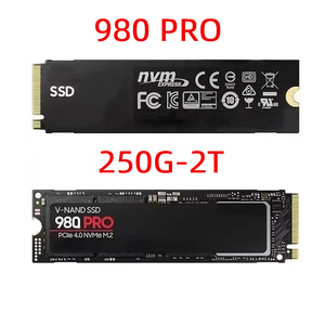 <span class=keywords><strong>980Pro</strong></span> 500GB 1TB 2TB 250GB NVMe M.2 SSD PCIe Gen4 X4 TLC NAND Stockage ultra-rapide pour ordinateur portable et ordinateur de bureau - Product Image 1